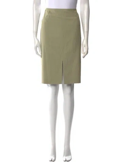 Pre-owned Etcetera Knee-length Skirt In Green