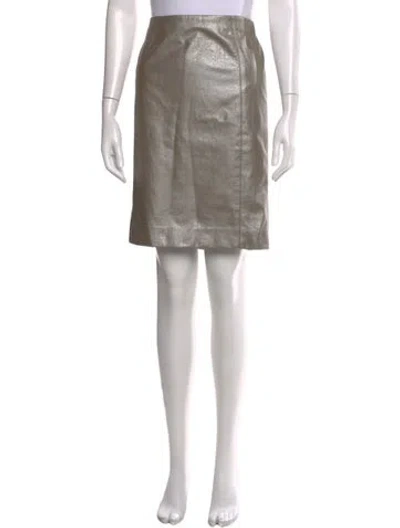 Pre-owned Etcetera Knee-length Skirt In Neutral