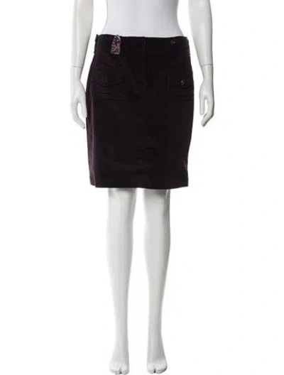 Pre-owned Etcetera Knee-length Skirt In Purple