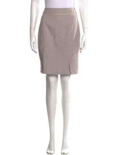 Pre-owned Etcetera Knee-length Skirt W/ Tags In Neutrals