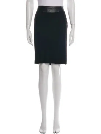 Pre-owned Etcetera Knee-length Skirt In White