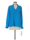 Etcetera Long Sleeve Blouse In Blue