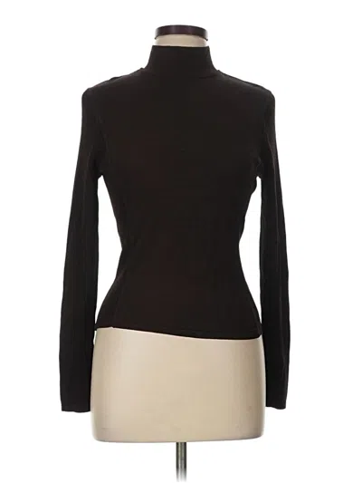 Pre-owned Etcetera Long Sleeve Turtleneck In Brown