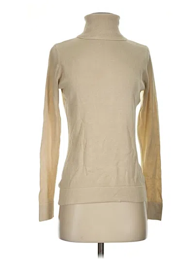 Pre-owned Etcetera Long Sleeve Turtleneck In Tan