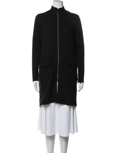 Pre-owned Etcetera Merino Wool Jacket In Black