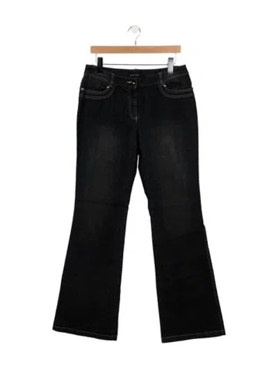 Pre-owned Etcetera Mid-rise Flared Jeans W/ Tags In Black