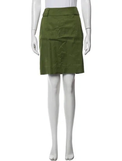 Pre-owned Etcetera Mini Skirt In Green