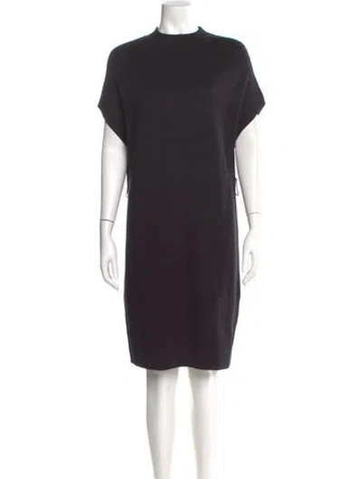 Pre-owned Etcetera Mock Neck Knee-length Dress W/ Tags In Gray
