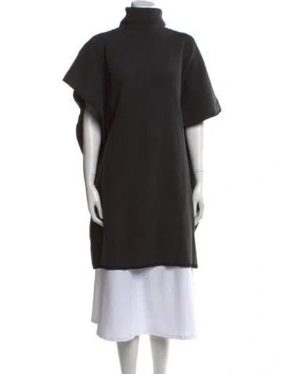 Pre-owned Etcetera Mock Neck Sweater In Black