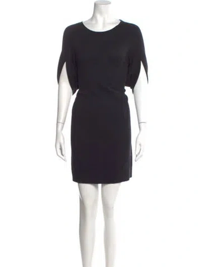 Pre-owned Etcetera Nylon Mini Dress In Gray