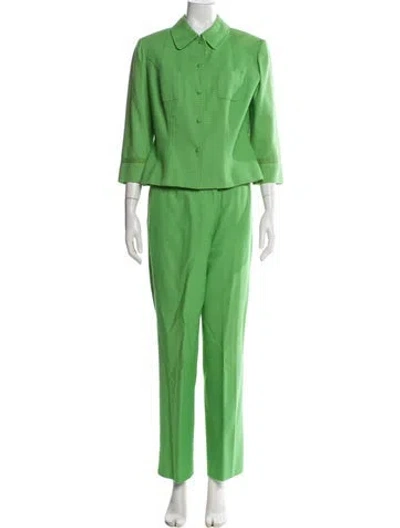 Pre-owned Etcetera Pantsuit In Green