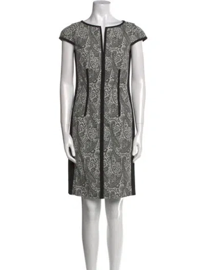 Pre-owned Etcetera Printed Knee-length Dress In Multi