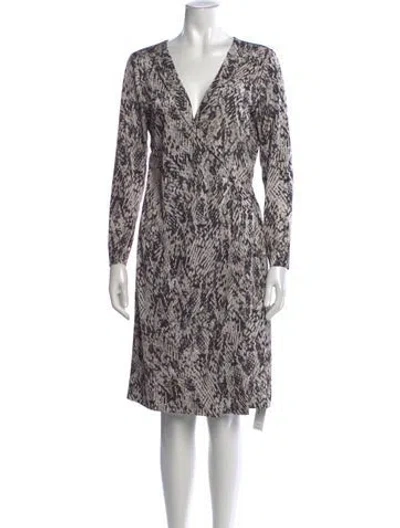 Pre-owned Etcetera Printed Knee-length Dress In Multi