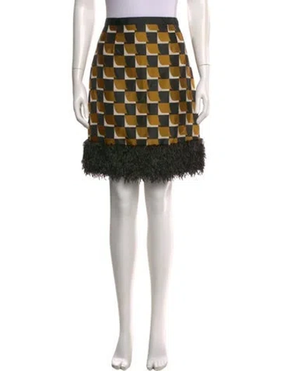 Pre-owned Etcetera Printed Knee-length Skirt In Multi