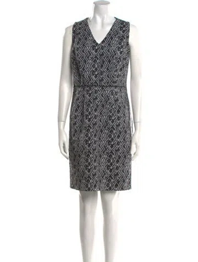 Pre-owned Etcetera Printed Mini Dress In Multi