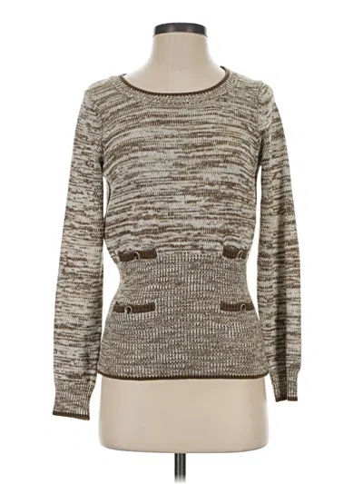 Pre-owned Etcetera Pullover Sweater In Brown