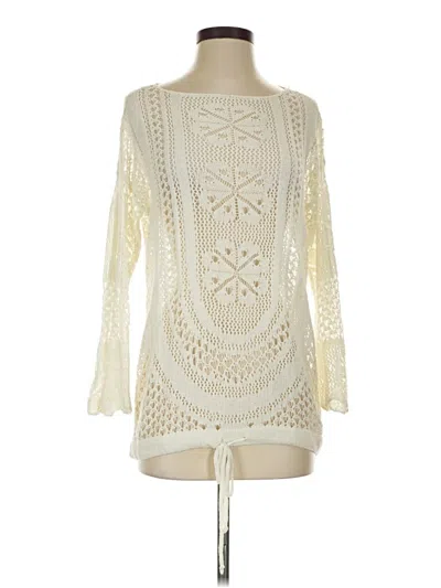 Pre-owned Etcetera Pullover Sweater In Ivory
