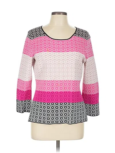 Pre-owned Etcetera Pullover Sweater In Pink