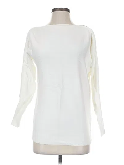 Pre-owned Etcetera Pullover Sweater In White