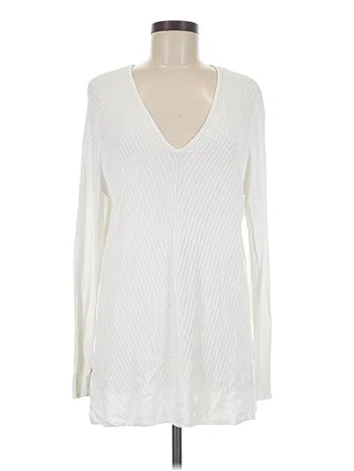 Pre-owned Etcetera Pullover Sweater In White
