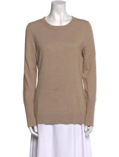 Pre-owned Etcetera Scoop Neck Sweater In Neutral