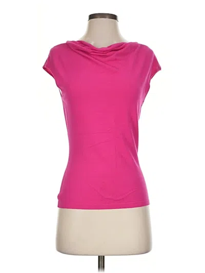 Pre-owned Etcetera Short Sleeve Turtleneck In Pink