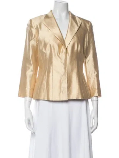 Pre-owned Etcetera Silk Blazer In Neutrals