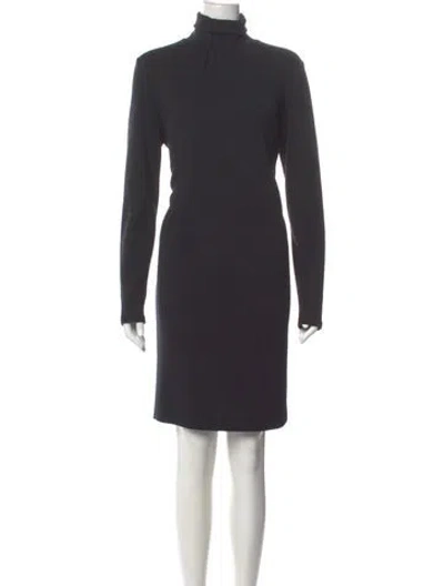 Pre-owned Etcetera Silk Mini Dress In Blue