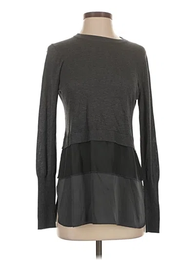 Pre-owned Etcetera Silk Pullover Sweater In Gray
