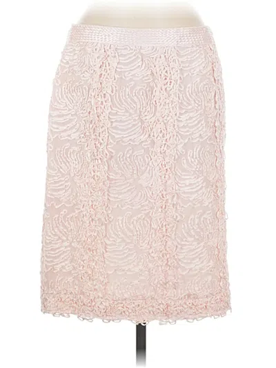 Pre-owned Etcetera Silk Skirt In Pink
