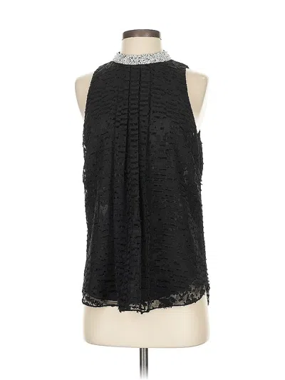 Pre-owned Etcetera Sleeveless Blouse In Black
