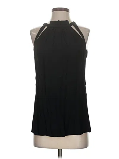 Pre-owned Etcetera Sleeveless Blouse In Black