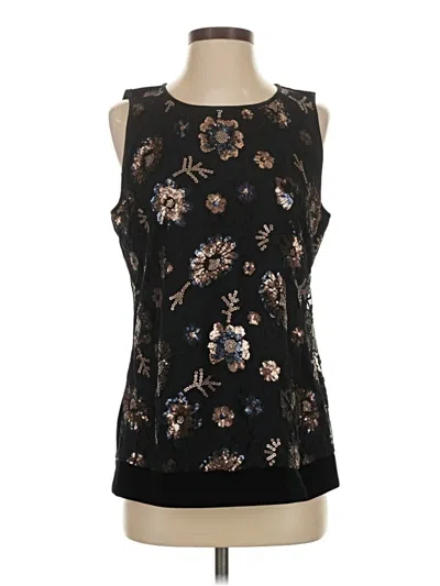 Pre-owned Etcetera Sleeveless Blouse In Black