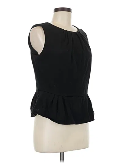 Pre-owned Etcetera Sleeveless Blouse In Black