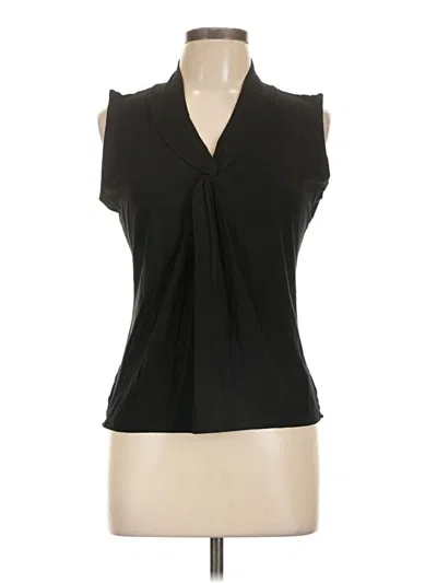 Pre-owned Etcetera Sleeveless Blouse In Black