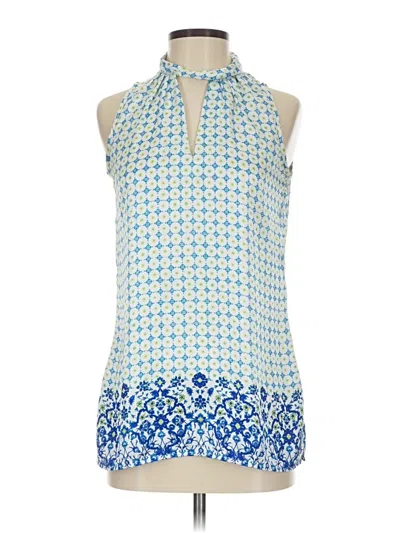 Pre-owned Etcetera Sleeveless Blouse In Blue