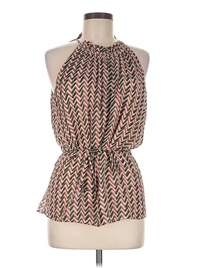 Pre-owned Etcetera Sleeveless Blouse In Brown