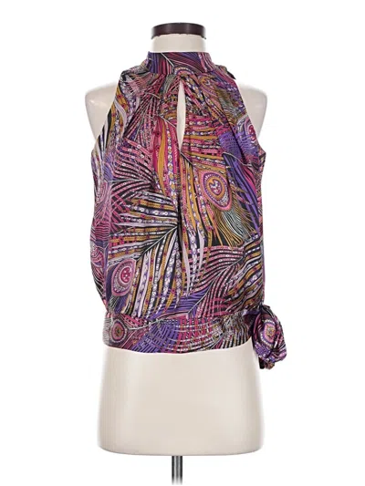 Pre-owned Etcetera Sleeveless Blouse In Purple