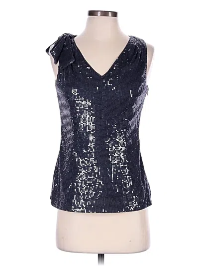 Pre-owned Etcetera Sleeveless Blouse In Silver