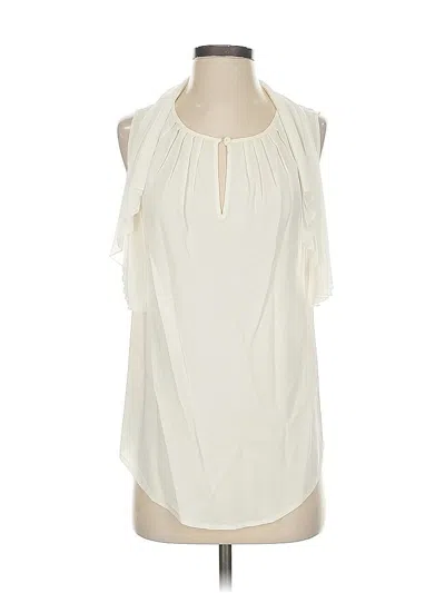 Pre-owned Etcetera Sleeveless Blouse In White