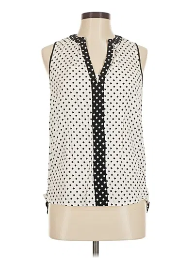 Pre-owned Etcetera Sleeveless Blouse In White