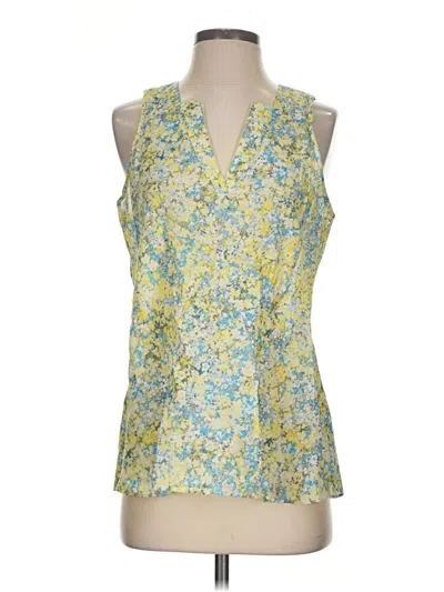 Pre-owned Etcetera Sleeveless Blouse In Yellow