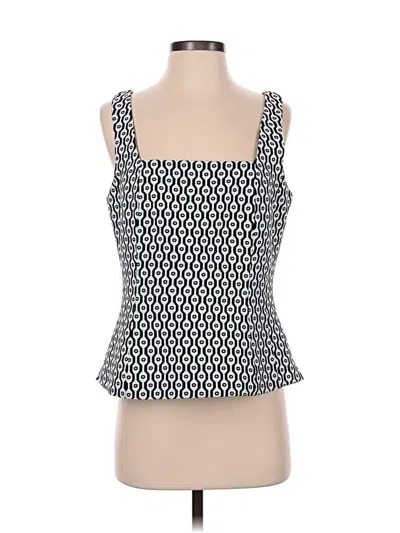 Pre-owned Etcetera Sleeveless Top Black Square Neckline Tops