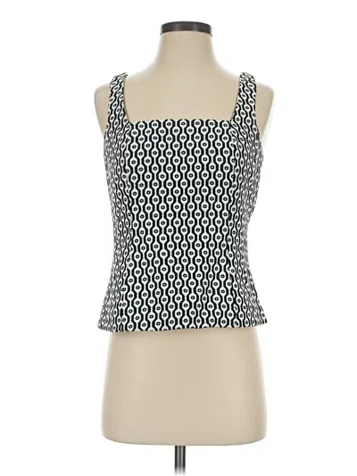 Pre-owned Etcetera Sleeveless Top Black Square Neckline Tops