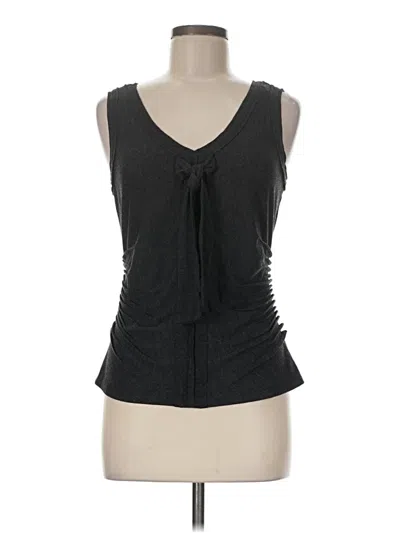 Pre-owned Etcetera Sleeveless Top Black Sweetheart Neckline Tops