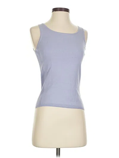Pre-owned Etcetera Sleeveless Top Gray Scoop Neck Tops
