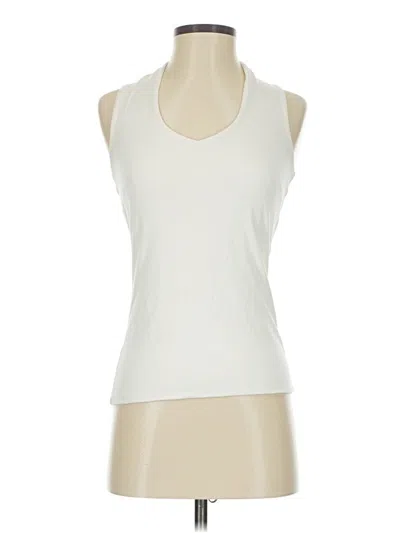 Pre-owned Etcetera Sleeveless Top Ivory Halter Neckline Tops In White
