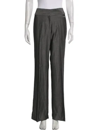 Pre-owned Etcetera Straight Leg Pants In Gray