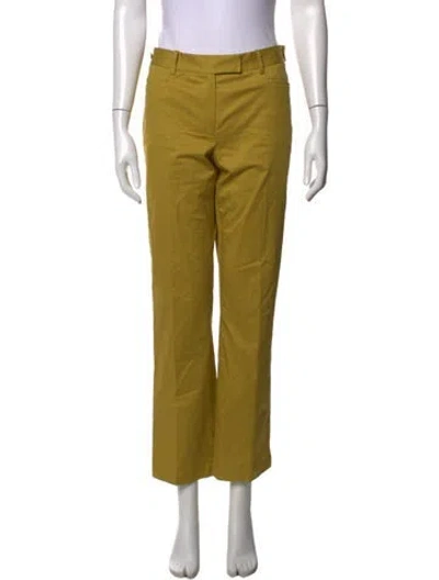 Pre-owned Etcetera Straight Leg Pants In Green