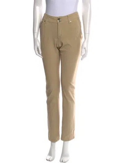 Pre-owned Etcetera Straight Leg Pants In Neutral
